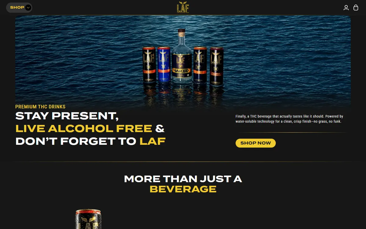 DrinkLAF homepage