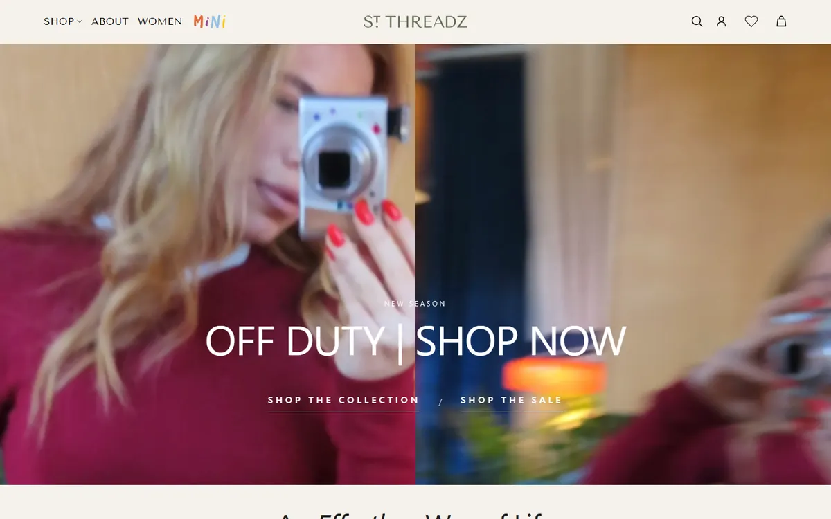ST Threadz homepage